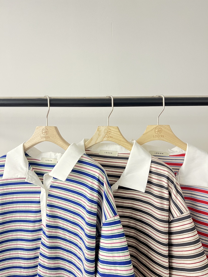 LOGON韓國直郵實拍女士新品職業推薦26春夏時尚熱賣休閑T恤LOGONT恤
