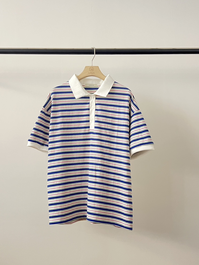 LOGON韓國直郵實拍女士新品職業推薦26春夏時尚熱賣休閑T恤LOGONT恤圖色2