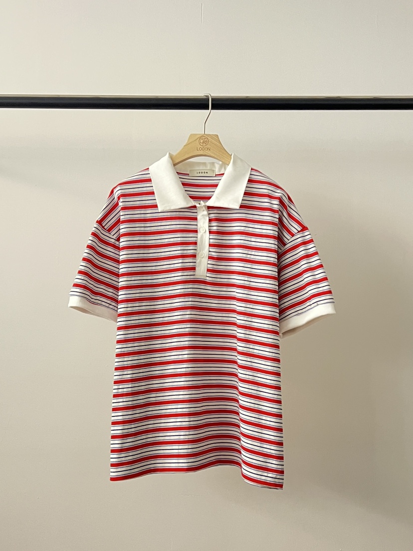 LOGON韓國直郵實拍女士新品職業推薦26春夏時尚熱賣休閑T恤LOGONT恤圖色3