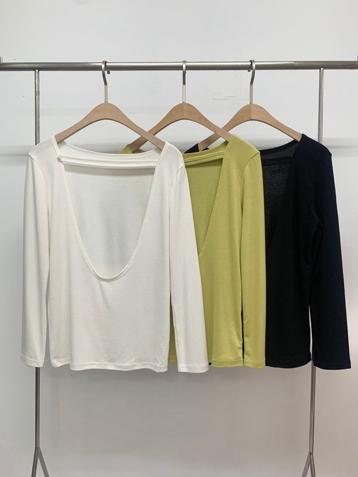 LIVE FOREVER韓國東大門代購女士新品26春夏時尚長袖T恤LIVE FOR_EVER長袖T恤