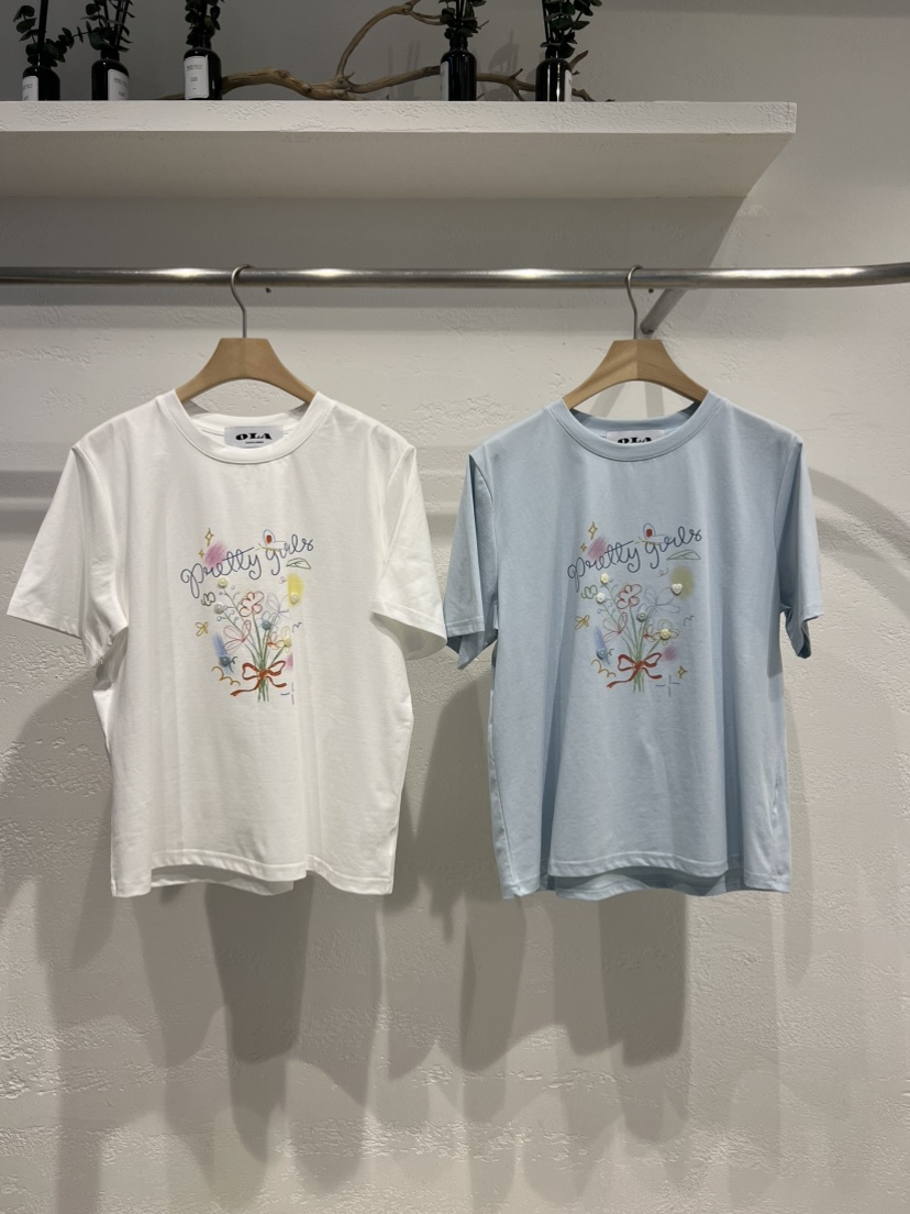 OLA韓國直郵實拍女裝新款熱賣推薦時尚26春夏休閑職業T恤mellor/OLAT恤