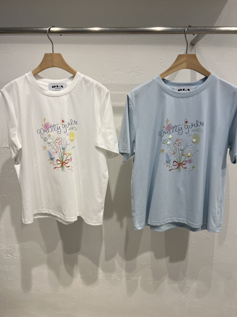 OLA韓國直郵實拍女裝新款熱賣推薦時尚26春夏休閑職業T恤mellor/OLAT恤