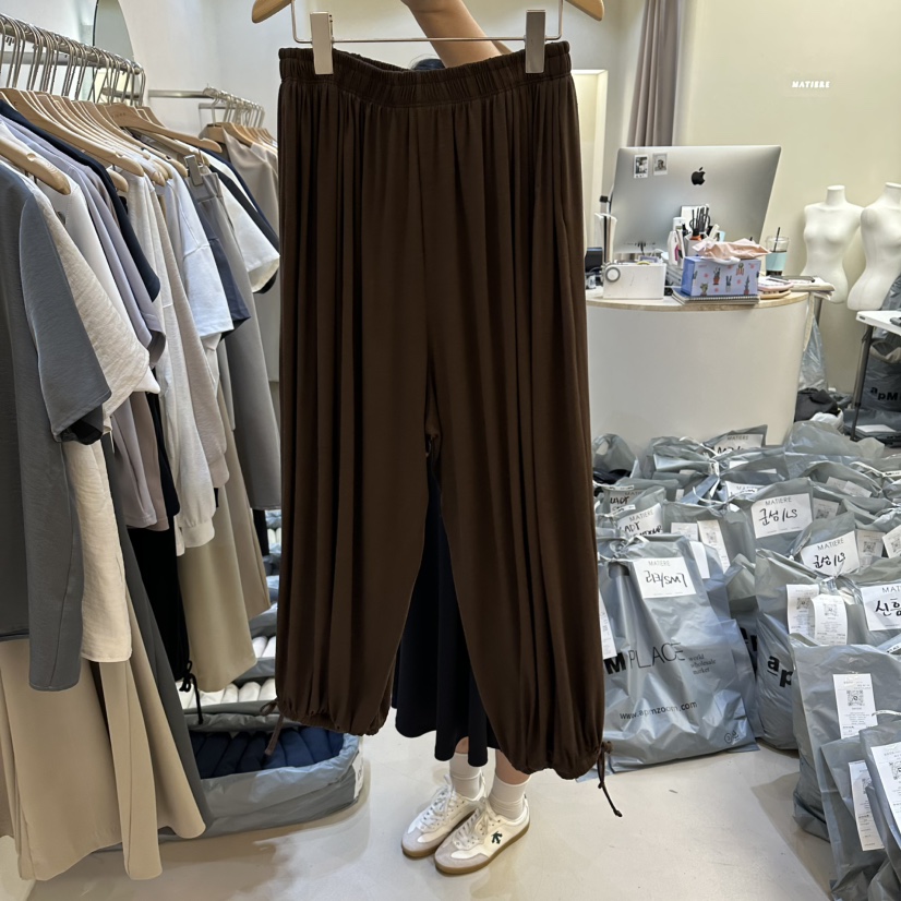 MATIERE韓國直郵女士新品時尚人氣26春夏熱賣休閑推薦休閑褲MATIERE休閑褲