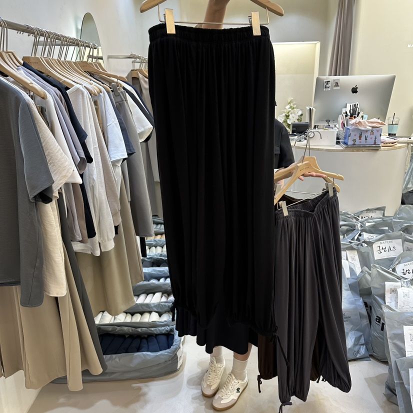 MATIERE韓國直郵女士新品時尚人氣26春夏熱賣休閑推薦休閑褲MATIERE休閑褲圖色3黑色