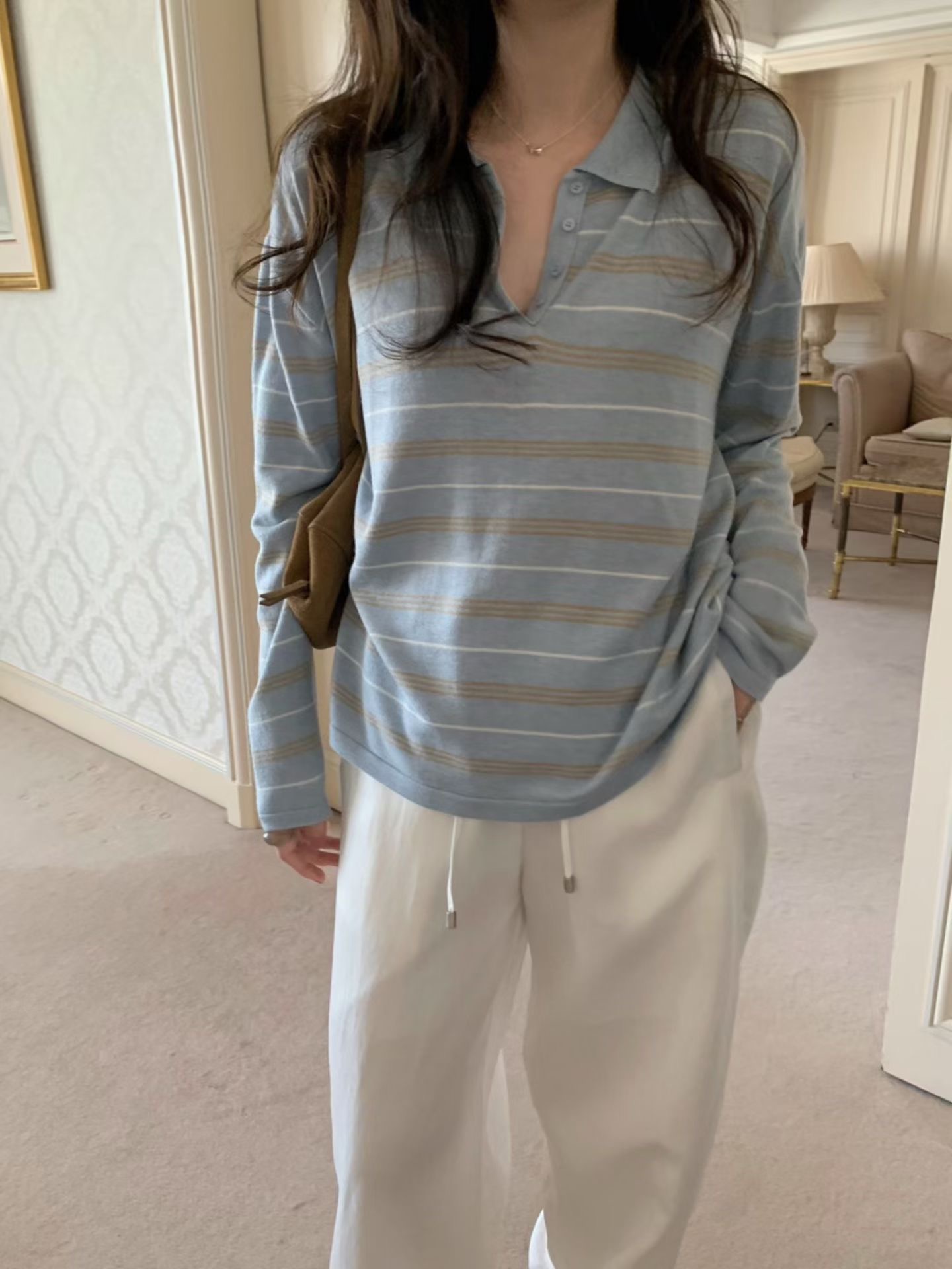 PYT-ot韓國直郵女士新款休閑職業熱賣推薦人氣時尚針織衫pretty young thing針織衫圖色2