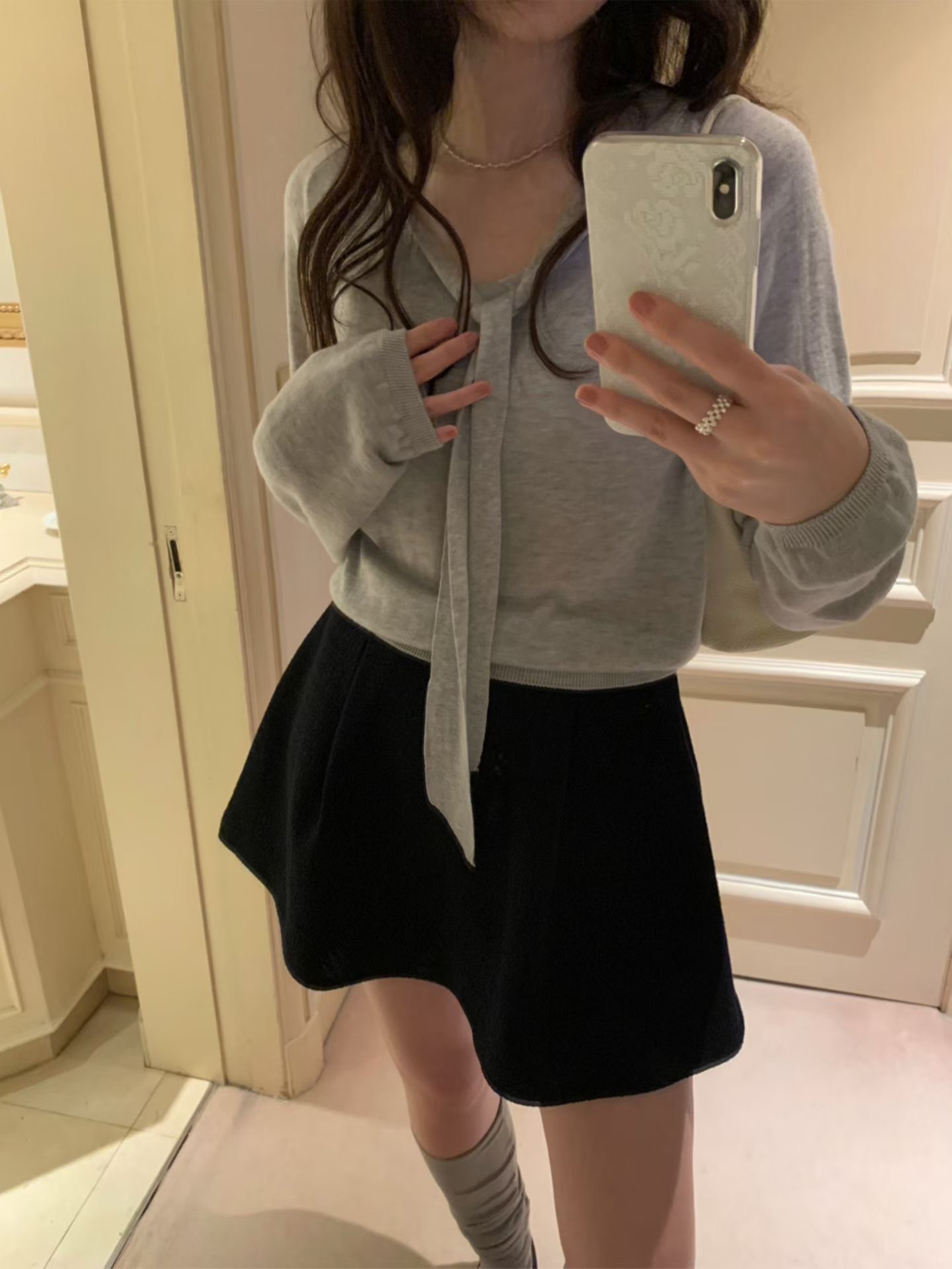 PYT-ot東大門實拍女士新款推薦熱賣人氣26春夏針織衫絲綢pretty young thing針織衫圖色1