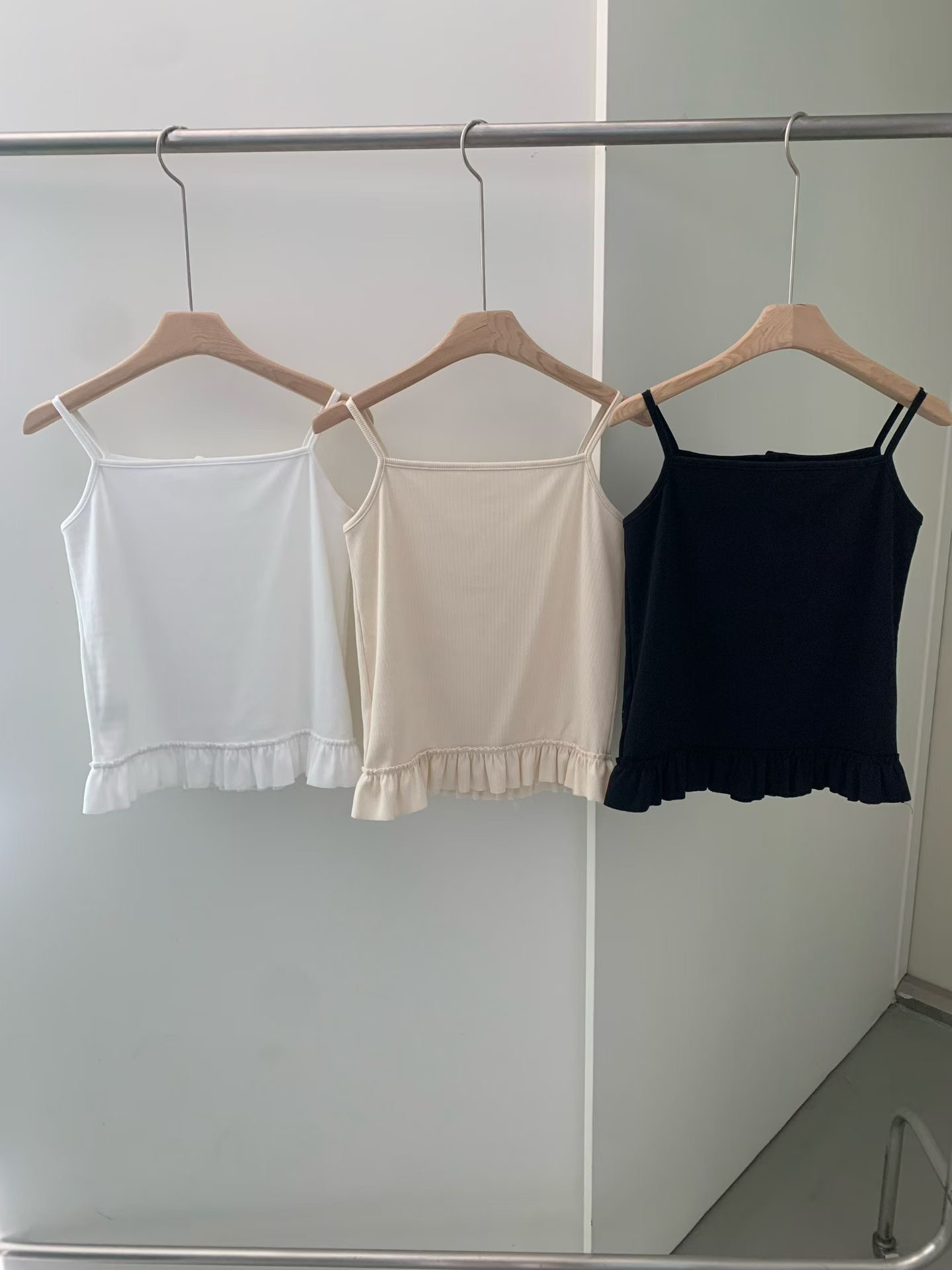 PYT-ot韓國直郵女士新款26春夏真品職業休閑推薦吊帶背心pretty young thing吊帶/背心