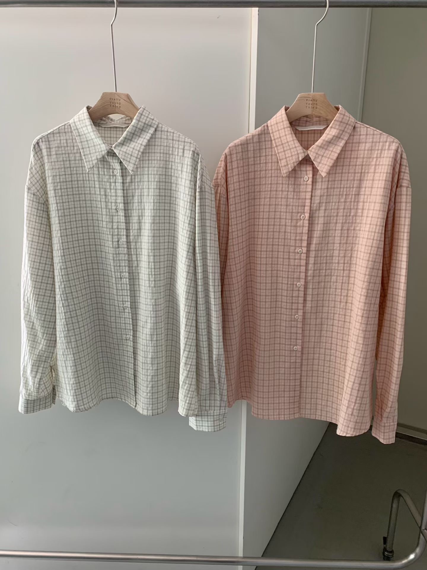 PYT-ot東大門直郵女士新品熱賣26春夏襯衫蕾絲衫不含內搭pretty young thing襯衫/蕾絲衫