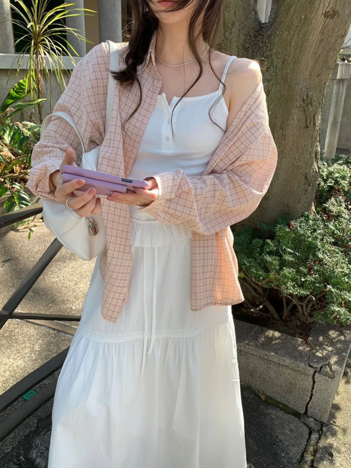 PYT-ot東大門直郵女士新品熱賣26春夏襯衫蕾絲衫不含內搭pretty young thing襯衫/蕾絲衫圖色2