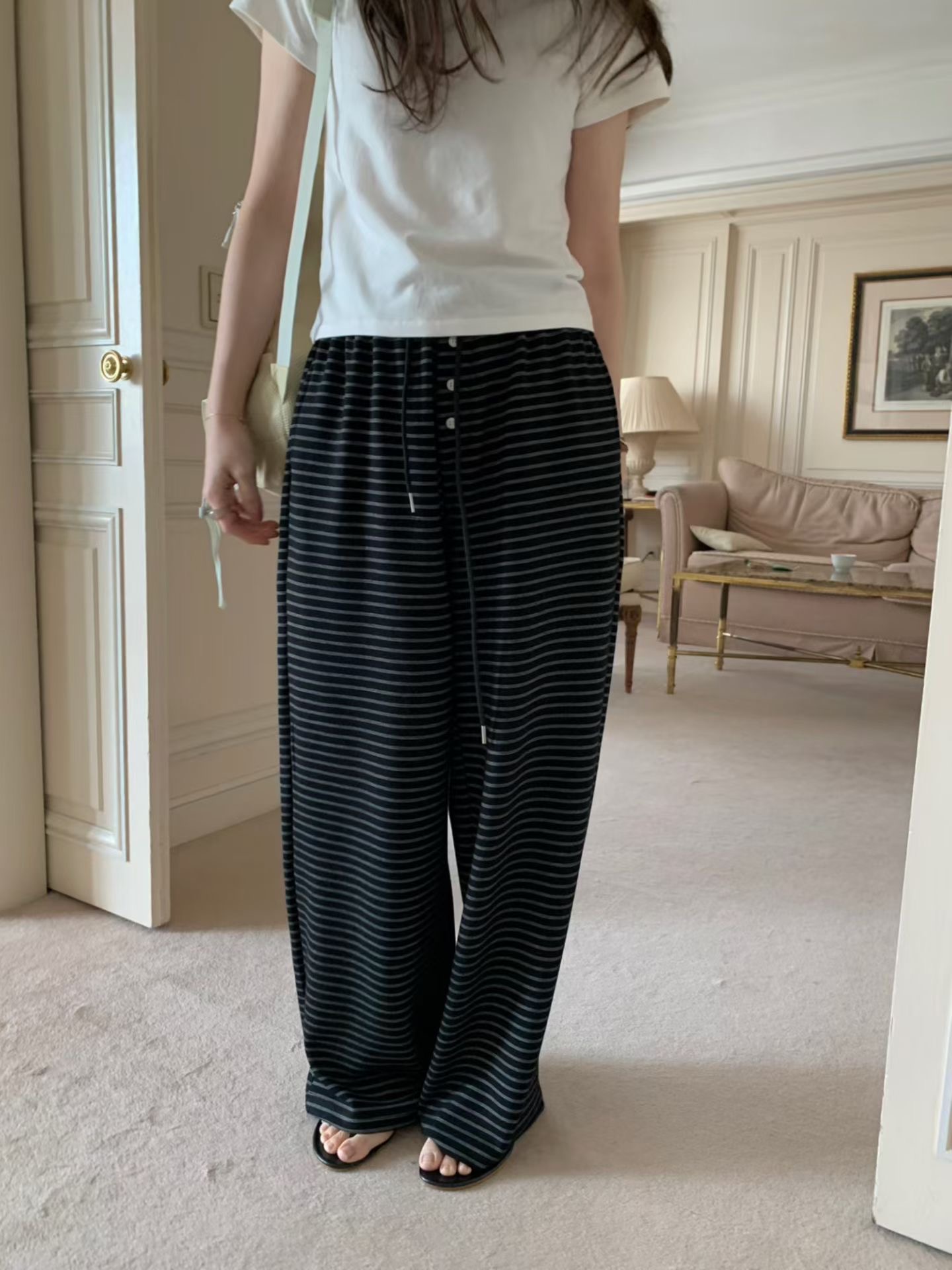 PYT-ot東大門代購女士新款熱賣時尚真品休閑人氣推薦休閑褲pretty young thing休閑褲圖色1