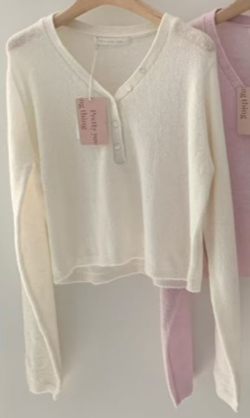 PYT-ot韓國直郵女裝新款推薦26春夏真品人氣休閑熱賣針織衫pretty young thing針織衫圖色1