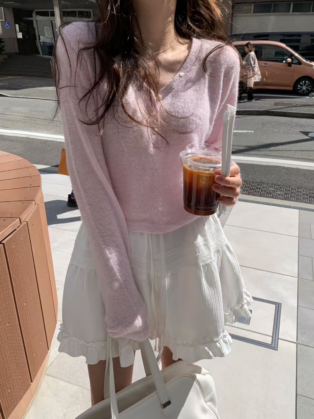 PYT-ot韓國直郵女裝新款推薦26春夏真品人氣休閑熱賣針織衫pretty young thing針織衫圖色2