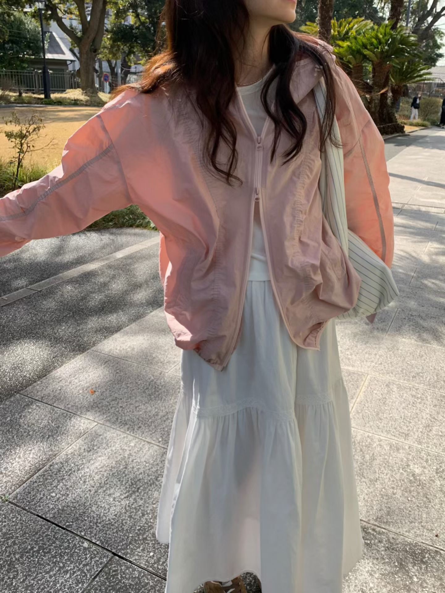 PYT-ot東大門實拍女裝新品26春夏職業休閑熱賣長裙棉質蕾絲pretty young thing長裙