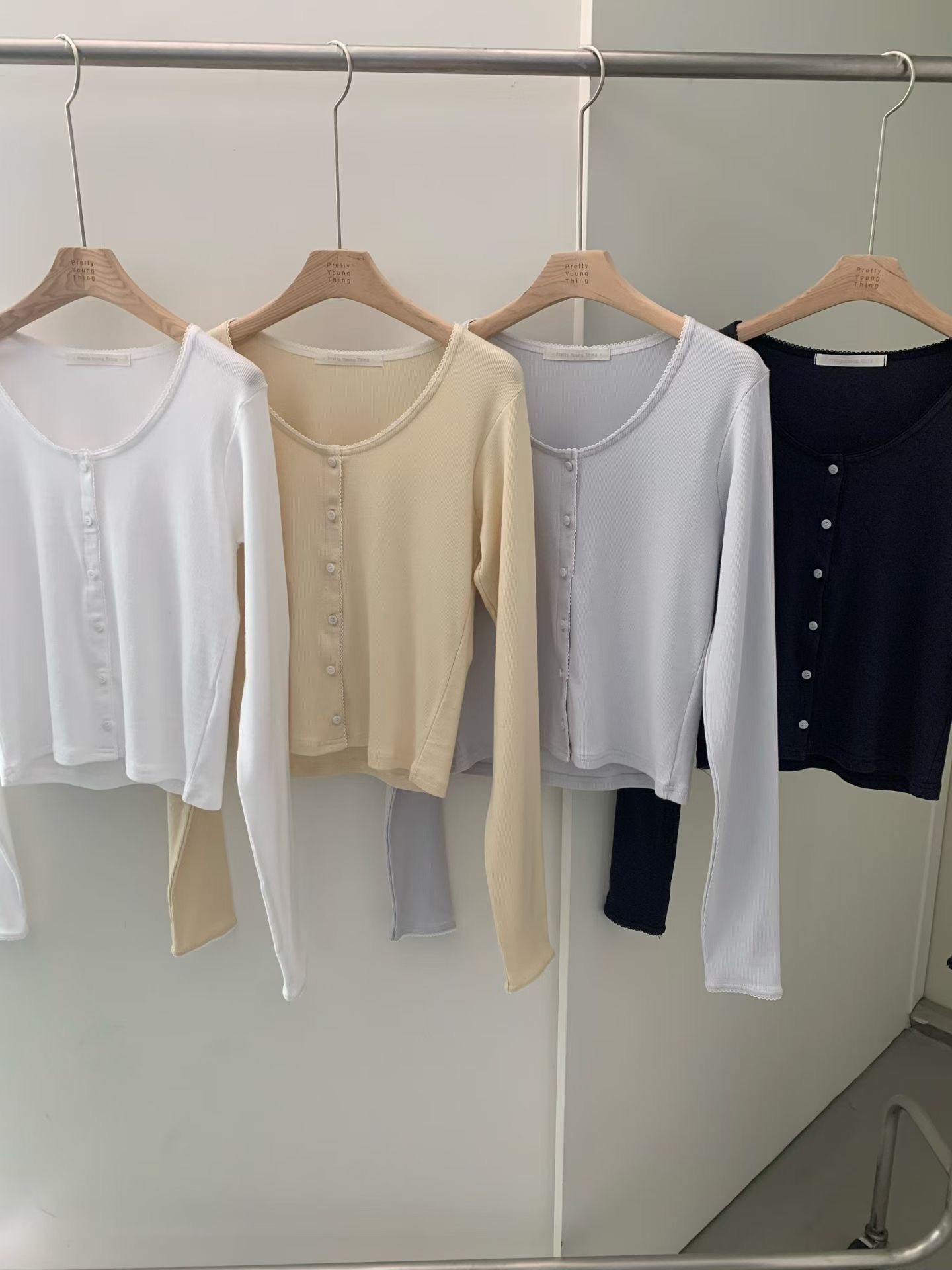 PYT-ot東大門實拍女裝新款人氣推薦真品職業針織衫不含內搭pretty young thing針織衫圖色1左一色