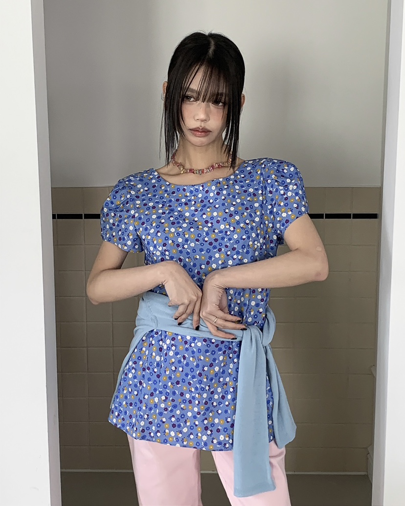 LIVE AID-P韓國直郵女士新品時尚人氣26春夏襯衫蕾絲衫LIVE AID-P襯衫/蕾絲衫