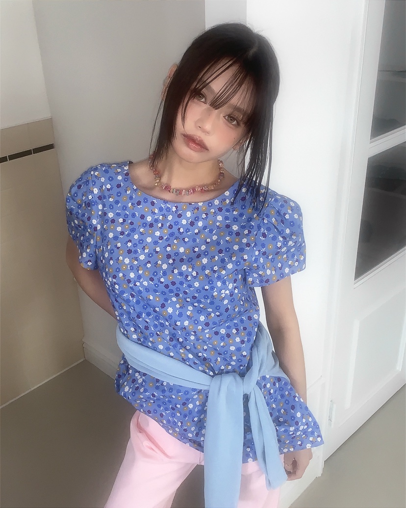 LIVE AID-P韓國直郵女士新品時尚人氣26春夏襯衫蕾絲衫LIVE AID-P襯衫/蕾絲衫