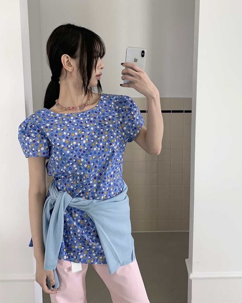 LIVE AID-P韓國直郵女士新品時尚人氣26春夏襯衫蕾絲衫LIVE AID-P襯衫/蕾絲衫