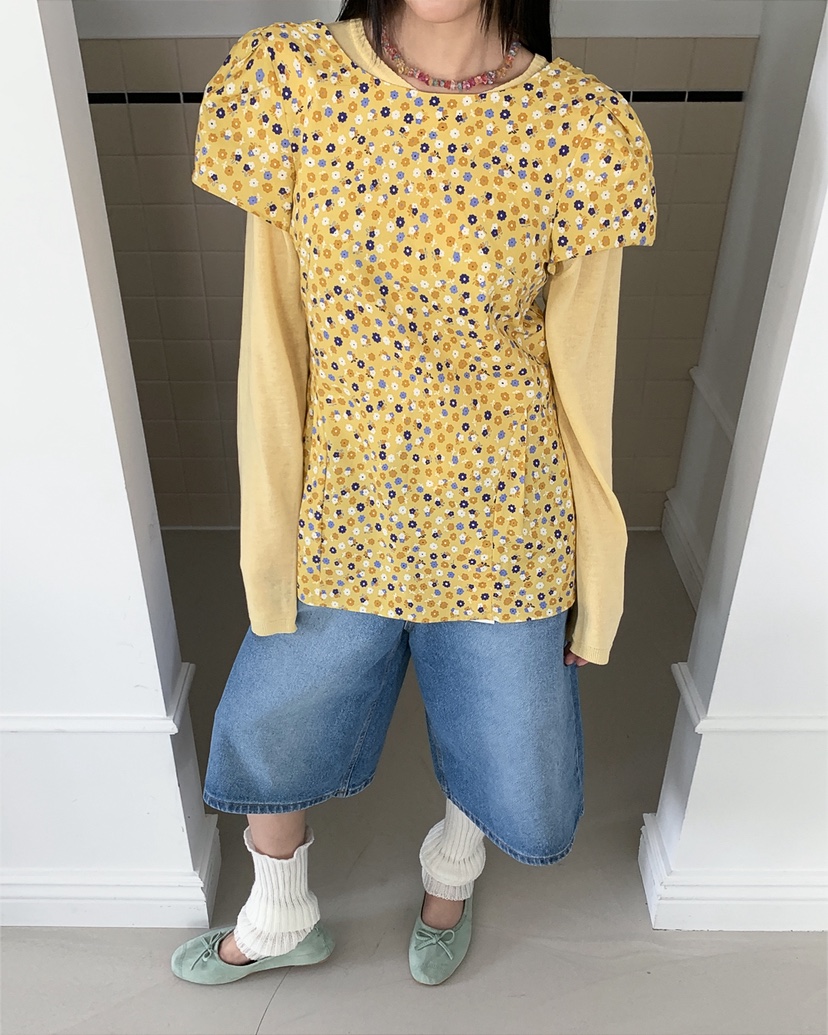 LIVE AID-P韓國直郵女士新品時尚人氣26春夏襯衫蕾絲衫LIVE AID-P襯衫/蕾絲衫