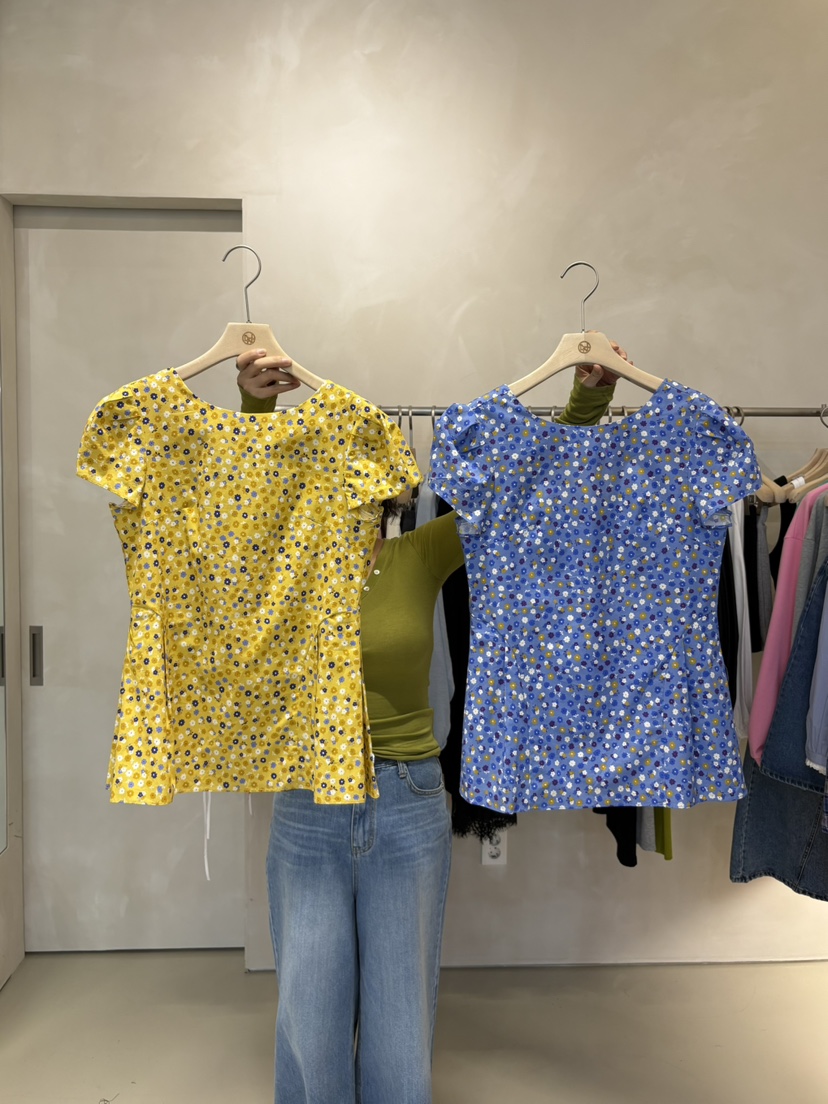 LIVE AID-P韓國直郵女士新品時尚人氣26春夏襯衫蕾絲衫LIVE AID-P襯衫/蕾絲衫