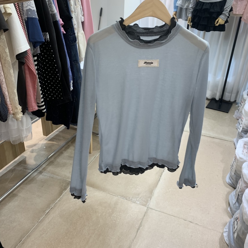 ARANCIA韓國代購女士新品推薦人氣時尚26春夏熱賣長袖T恤ARANCIA長袖T恤圖色1