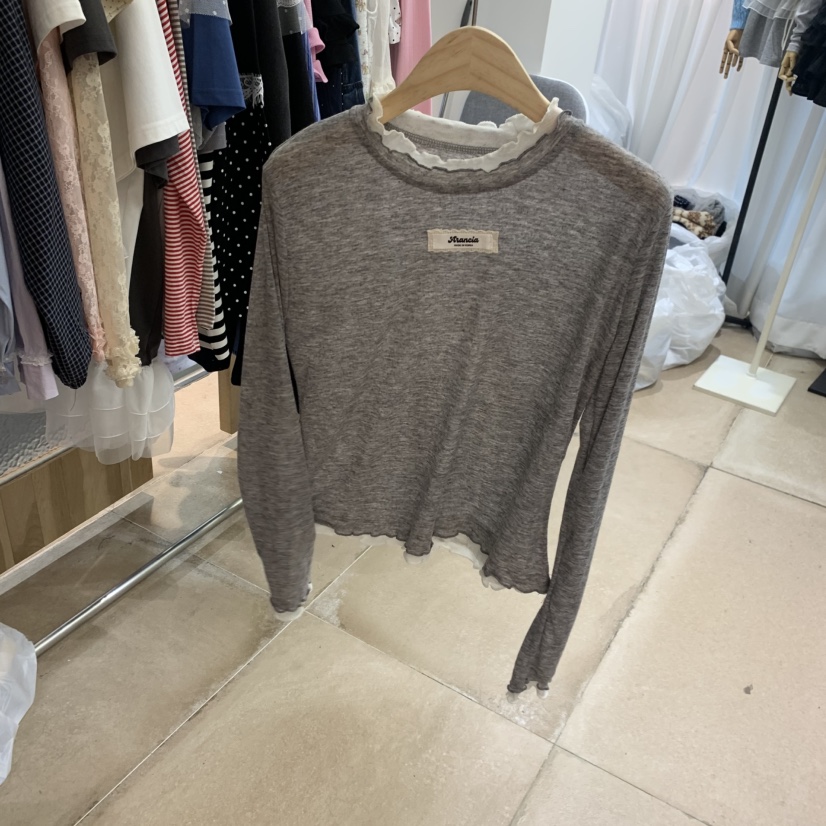 ARANCIA韓國代購女士新品推薦人氣時尚26春夏熱賣長袖T恤ARANCIA長袖T恤圖色2