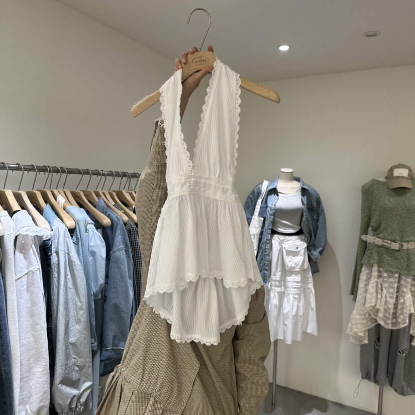 VAULT韓國直郵實拍女士新品時尚26春夏熱賣吊帶背心不含內搭VAULT吊帶/背心圖色1