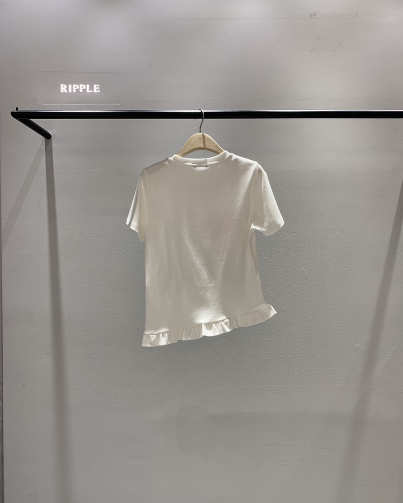 RIPPLE-P韓國直郵女士新品26春夏人氣時尚推薦職業休閑T恤RIPPLE-PT恤