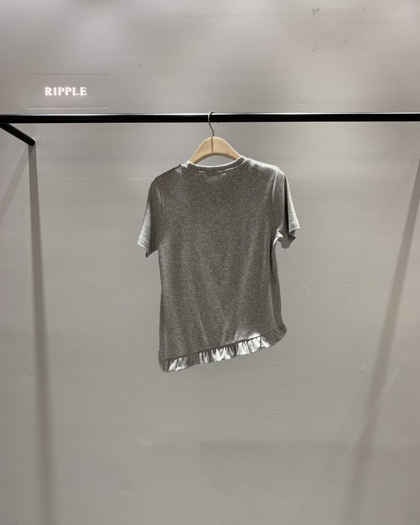 RIPPLE-P韓國直郵女士新品26春夏人氣時尚推薦職業休閑T恤RIPPLE-PT恤