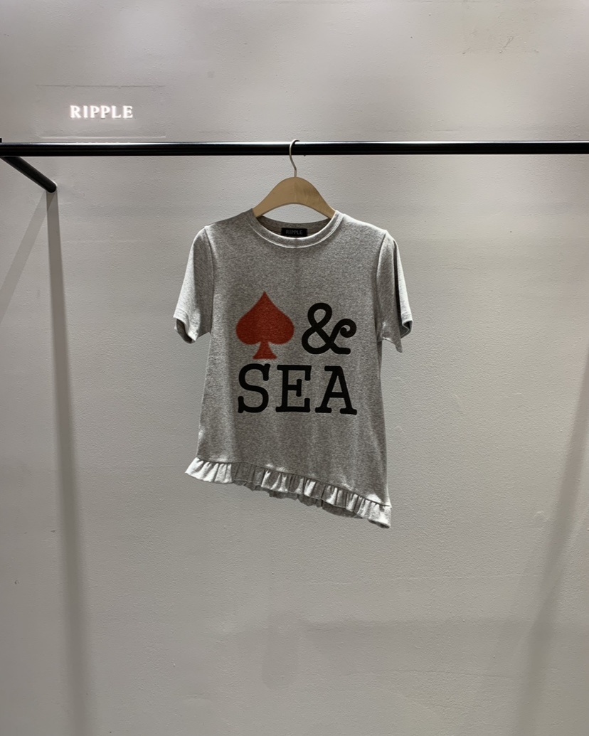 RIPPLE-P韓國直郵女士新品26春夏人氣時尚推薦職業休閑T恤RIPPLE-PT恤圖色2