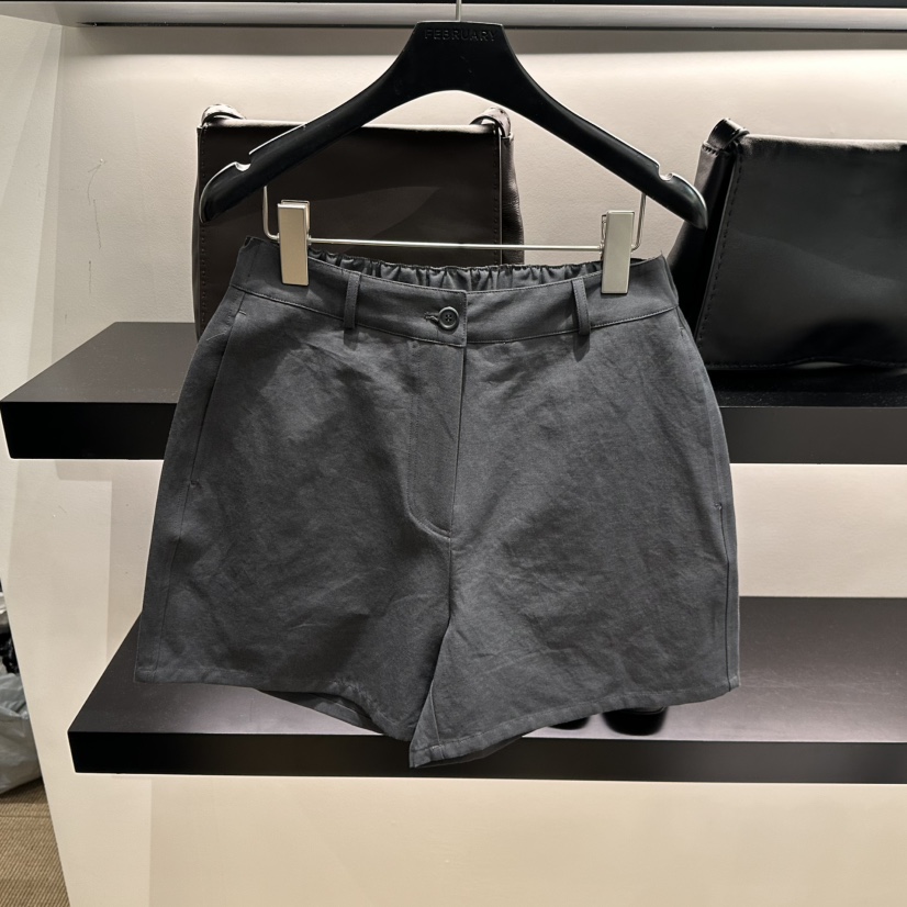 FEBRUARY 11韓國直郵女裝新品休閑熱賣26春夏推薦短褲亞麻FEBRUARY 11短褲圖色3