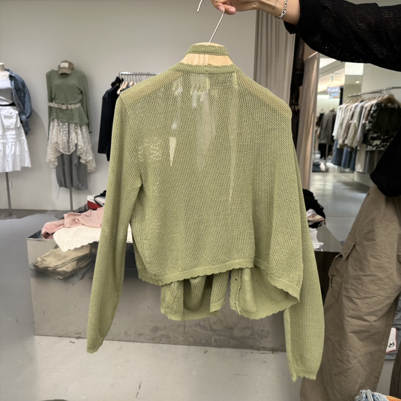 VAULT韓國直郵實拍女裝新款熱賣休閑職業人氣針織衫不含內搭VAULT針織衫