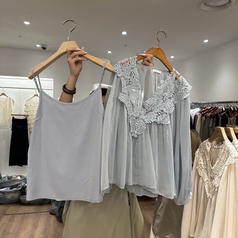 LEWIN韓國直郵實拍女士新款推薦時尚職業26春夏襯衫蕾絲衫LEWIN襯衫/蕾絲衫