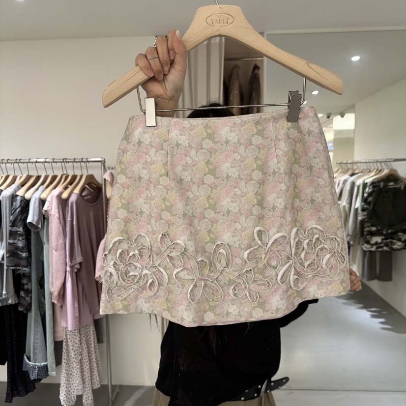 VAULT韓國代購女裝新款人氣休閑熱賣推薦時尚26春夏職業短裙VAULT短裙圖色2