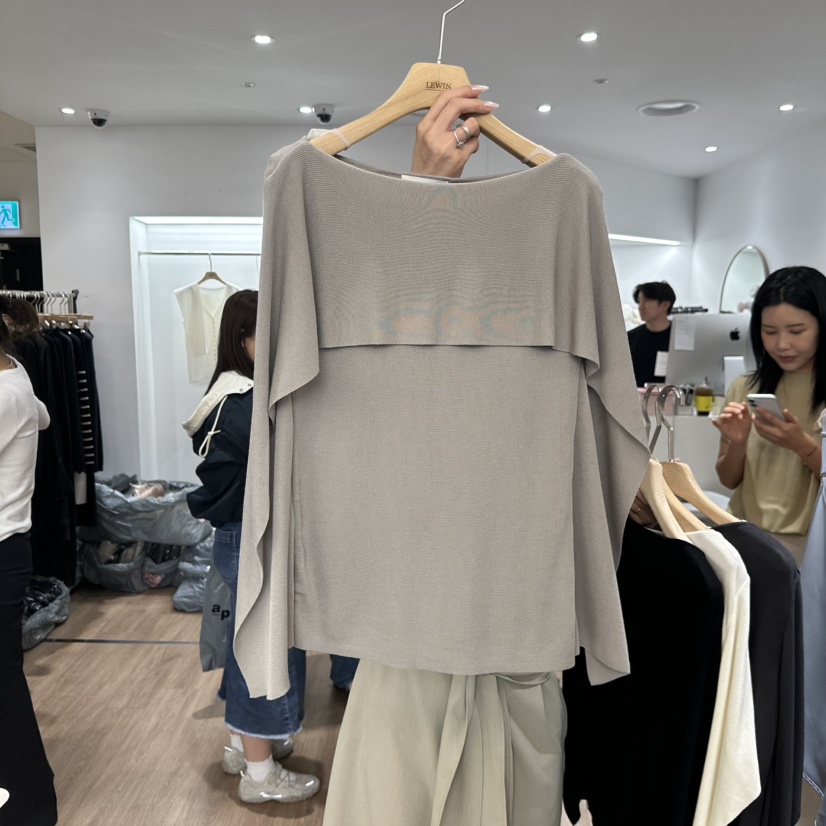 LEWIN韓國東大門直郵女裝新款時尚人氣推薦26春夏針織衫天絲LEWIN針織衫圖色3