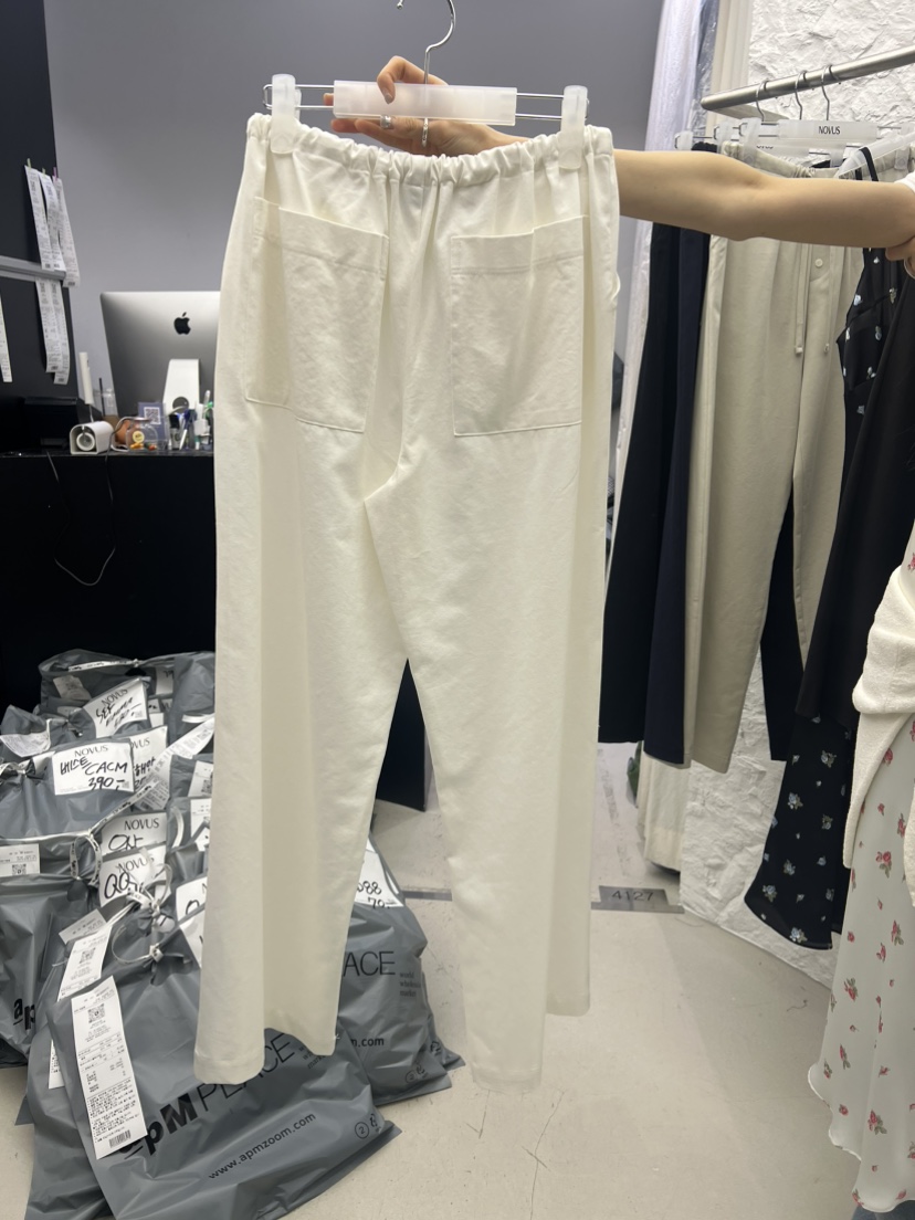 NOVUS韓國直郵女裝新款職業推薦26春夏人氣熱賣休閑褲紐扣NOVUS休閑褲