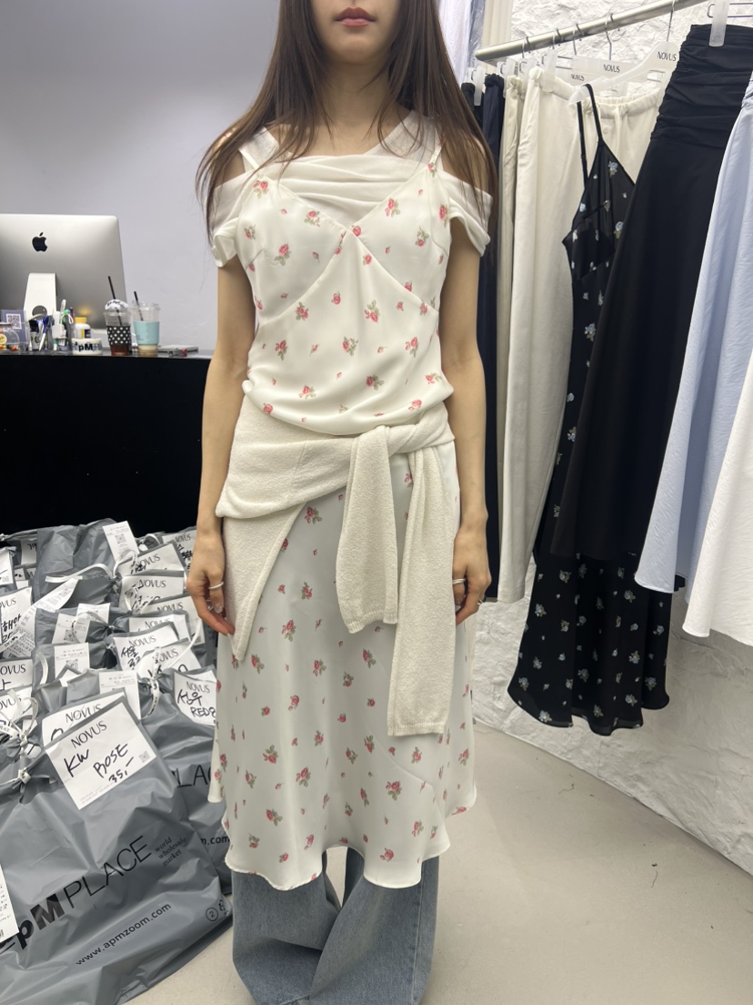 NOVUS韓國東大門代購女士新品職業推薦休閑熱賣26春夏連衣裙NOVUS連衣裙