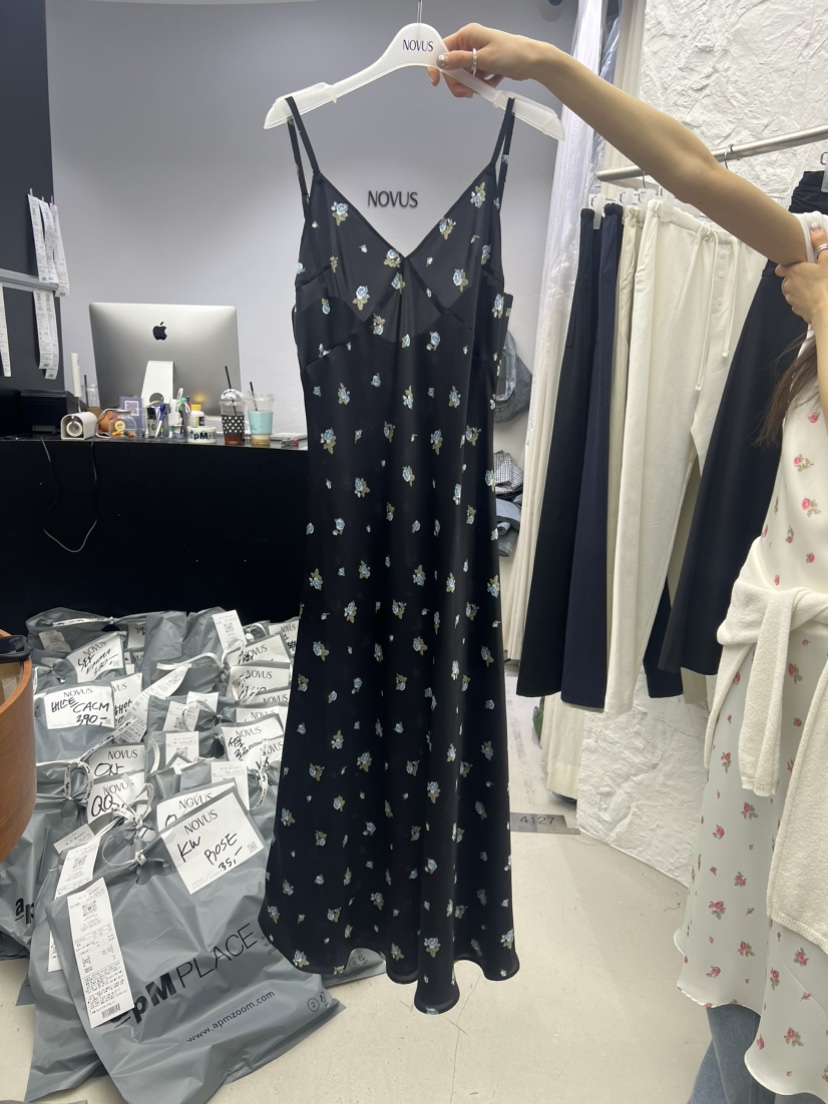 NOVUS韓國東大門代購女士新品職業推薦休閑熱賣26春夏連衣裙NOVUS連衣裙圖色1