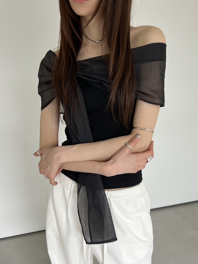 NOVUS韓國東大門代購女士新款人氣時尚吊帶背心兩種穿法圍巾NOVUS吊帶/背心