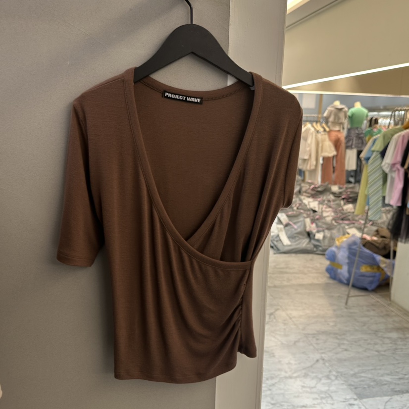 PROJECT WAVE-P韓國代購女士新品職業熱賣時尚人氣26春夏T恤PROJECT WAVET恤圖色3