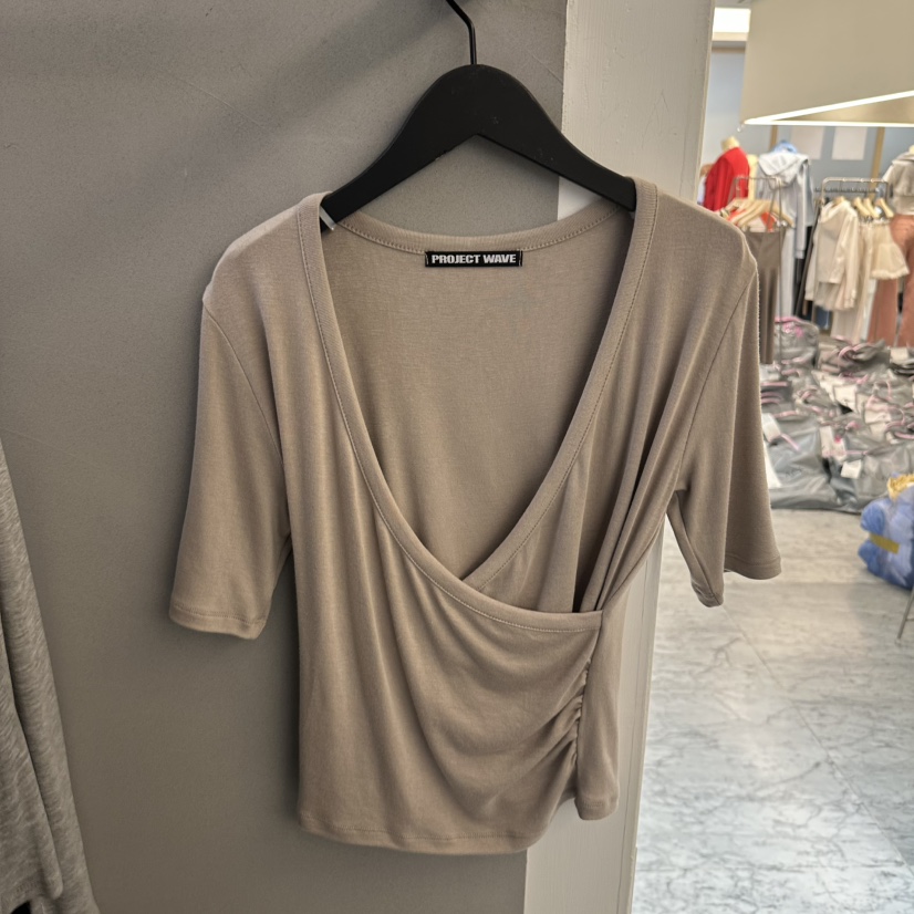 PROJECT WAVE-P韓國代購女士新品職業熱賣時尚人氣26春夏T恤PROJECT WAVET恤圖色4