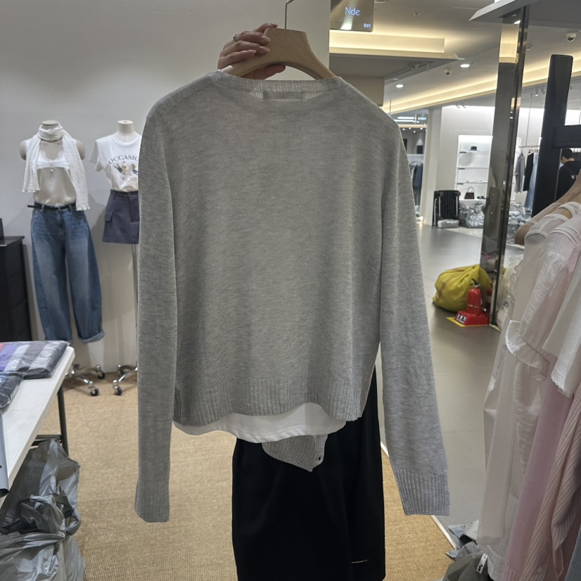 NDE韓國東大門代購女裝新品26春夏時尚人氣熱賣針織衫亞麻布BOHEME_NDE針織衫