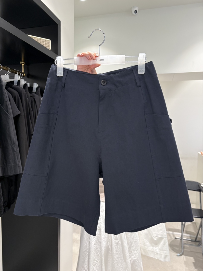 CREAM-P韓國代購女士新款熱賣休閑時尚推薦26春夏短褲口袋CREAM-P短褲圖色2