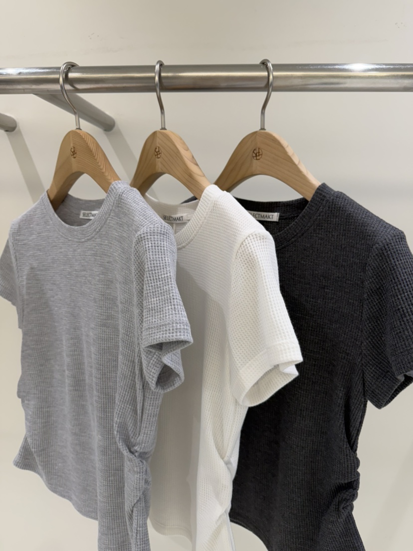 SELECT MARKET韓國直郵女裝新品職業時尚26春夏人氣休閑T恤SELECT MARKETT恤