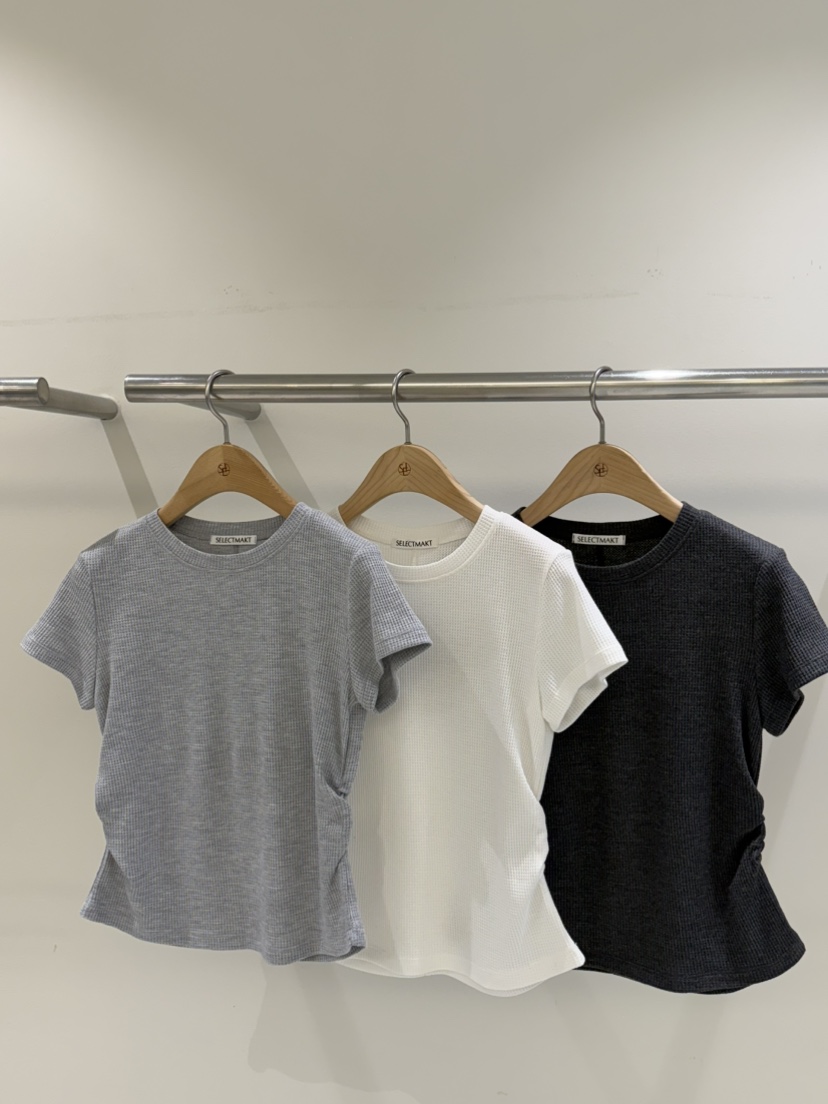 SELECT MARKET韓國直郵女裝新品職業時尚26春夏人氣休閑T恤SELECT MARKETT恤