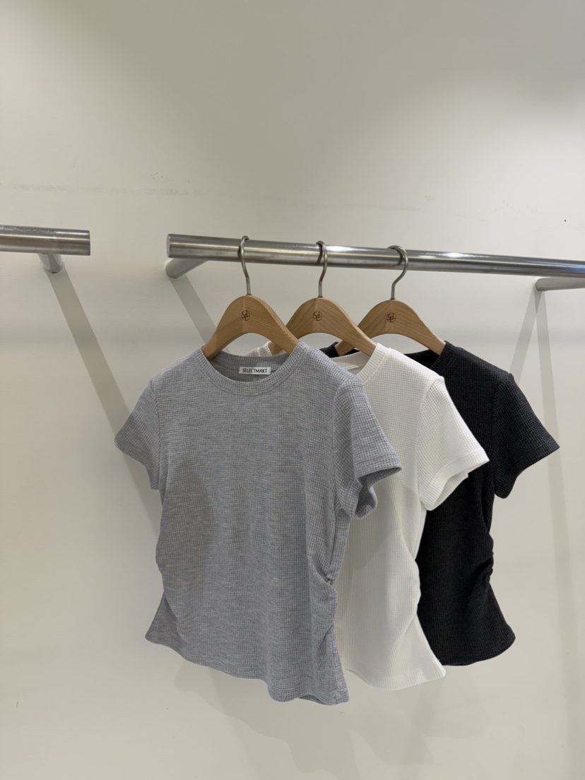 SELECT MARKET韓國直郵女裝新品職業時尚26春夏人氣休閑T恤SELECT MARKETT恤