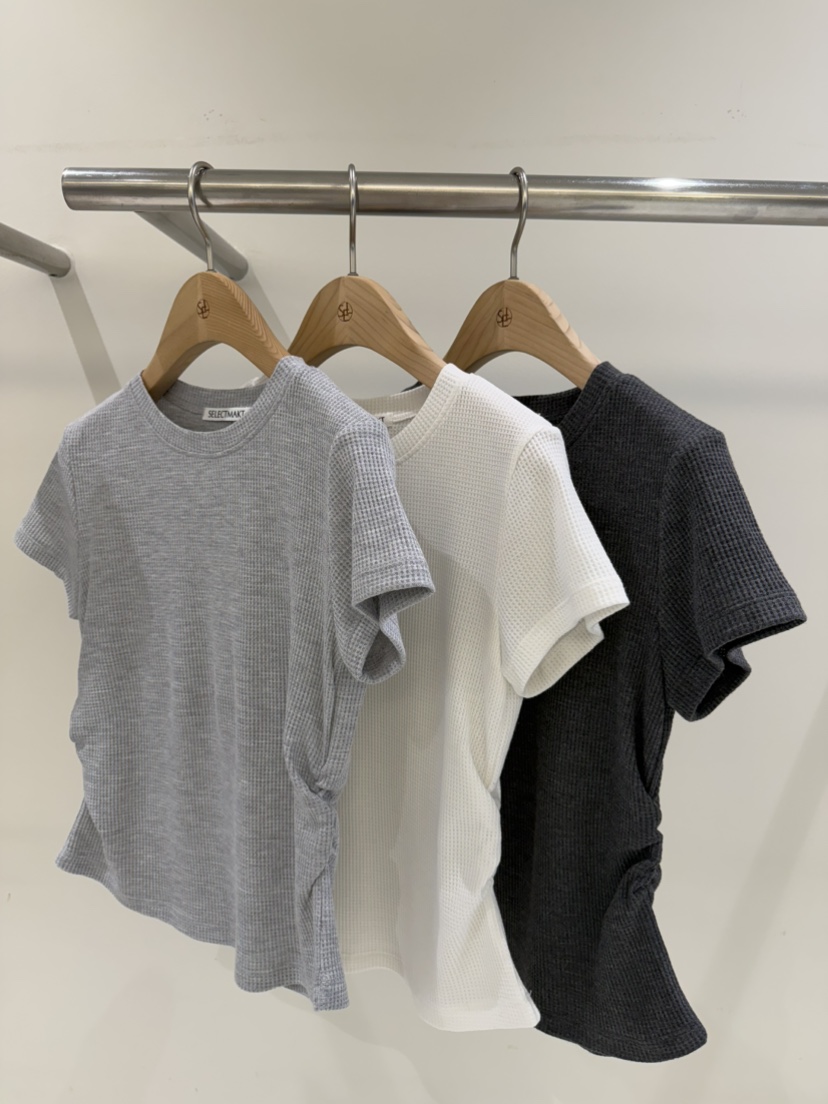 SELECT MARKET韓國直郵女裝新品職業時尚26春夏人氣休閑T恤SELECT MARKETT恤