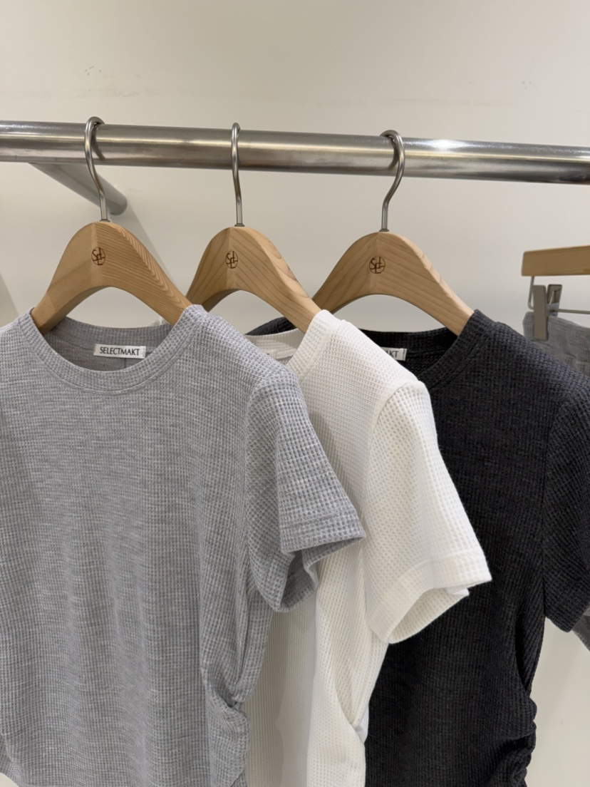 SELECT MARKET韓國直郵女裝新品職業時尚26春夏人氣休閑T恤SELECT MARKETT恤