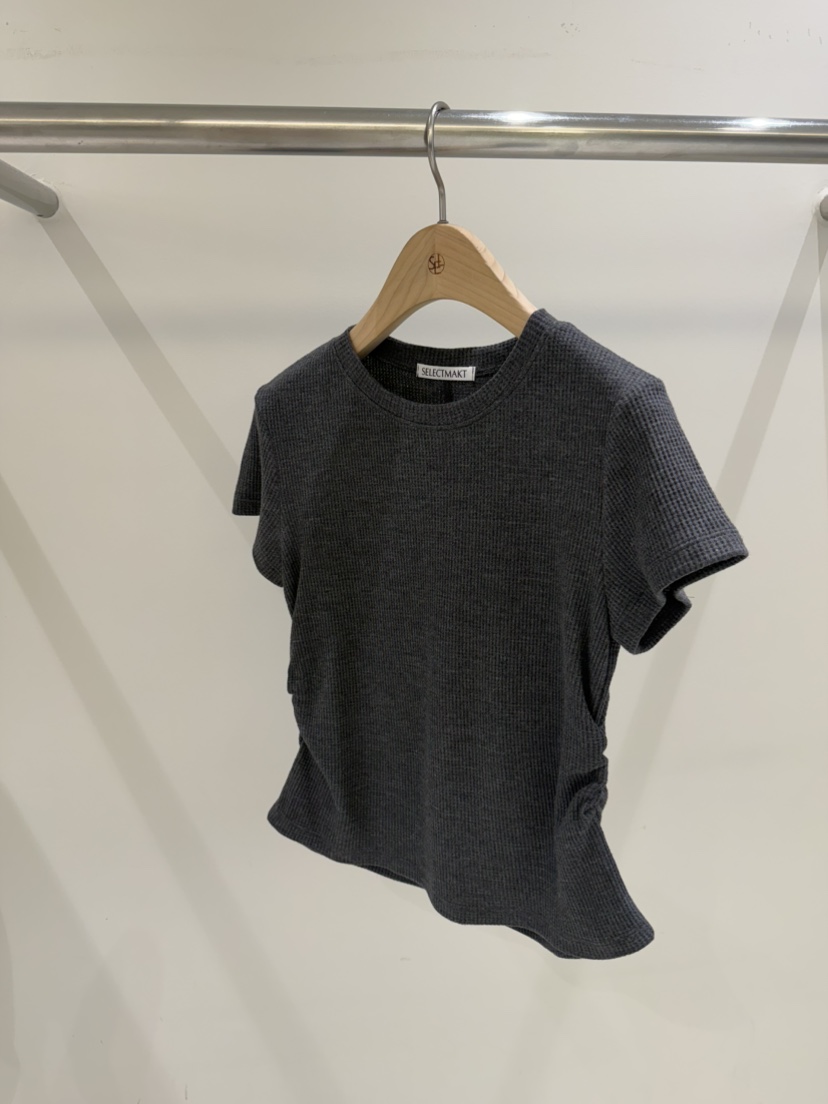 SELECT MARKET韓國直郵女裝新品職業時尚26春夏人氣休閑T恤SELECT MARKETT恤圖色3