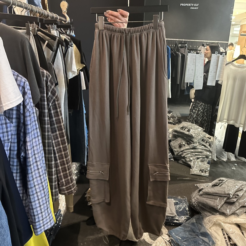 ELF-L韓國東大門直郵女士新品時尚推薦休閑褲工裝褲拉鏈PROJECT ELF/ELF-L休閑褲圖色3