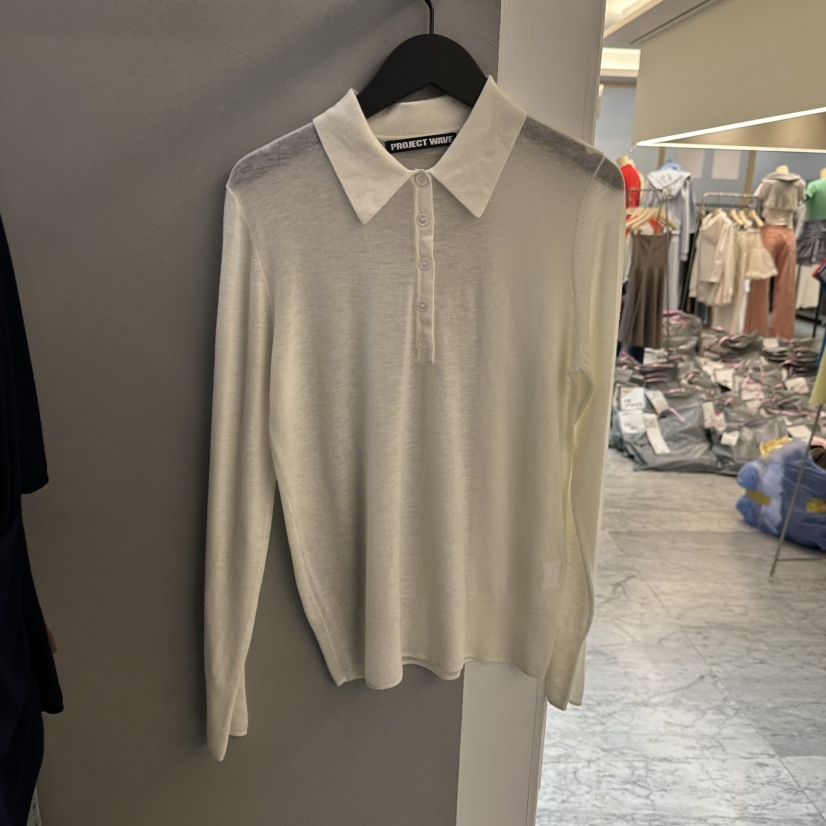 PROJECT WAVE-P韓國直郵實拍女士新品職業人氣休閑針織衫PROJECT WAVE針織衫圖色1